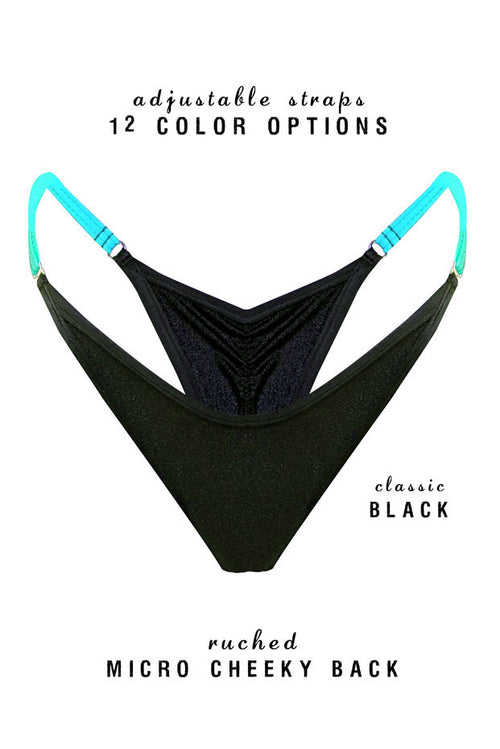 Adjustable Micro Cheeky Bottoms