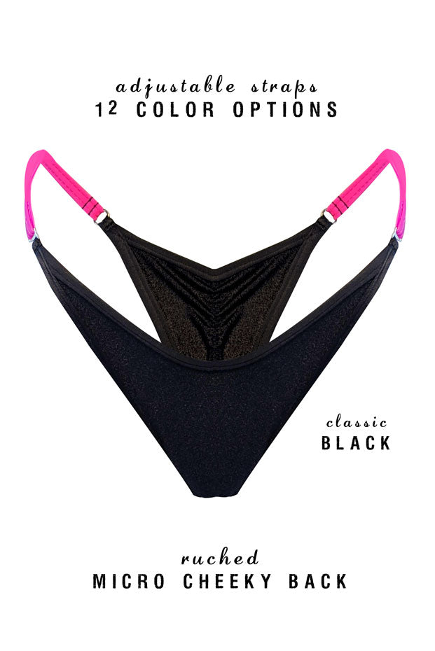Adjustable Micro Cheeky Bottoms