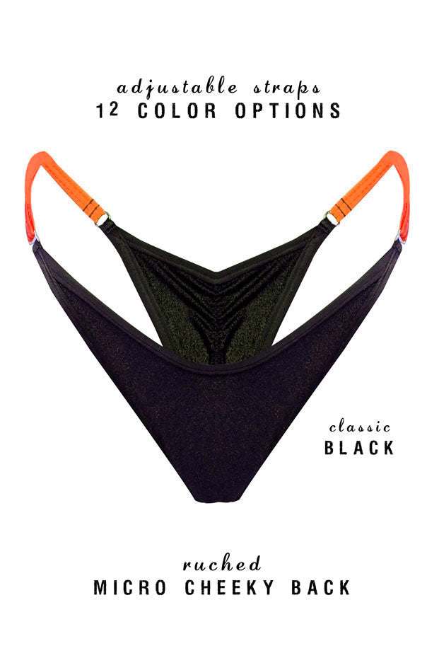 Adjustable Micro Cheeky Bottoms