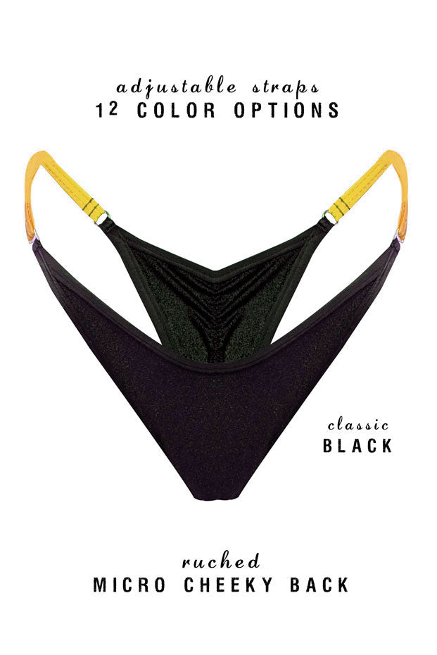 Adjustable Micro Cheeky Bottoms