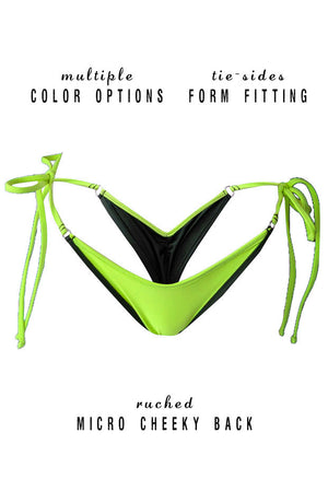 Black Micro Cheeky Bottoms