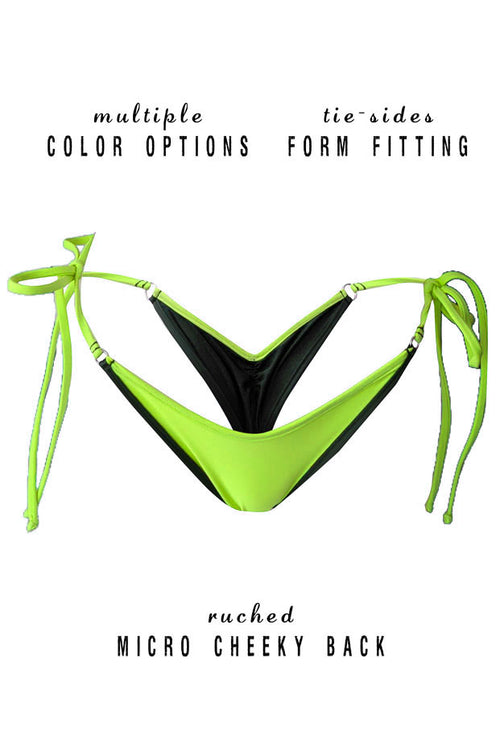 Black Micro Cheeky Bottoms