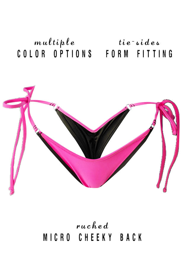 Tie Sides Micro Cheeky Bottoms