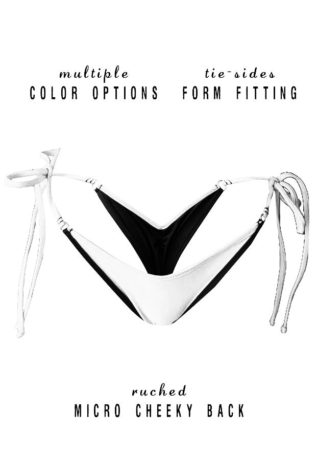 Tie Sides Micro Cheeky Bottoms