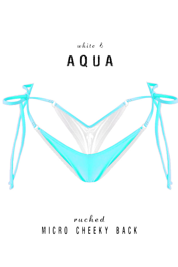 White Micro Cheeky Bottoms