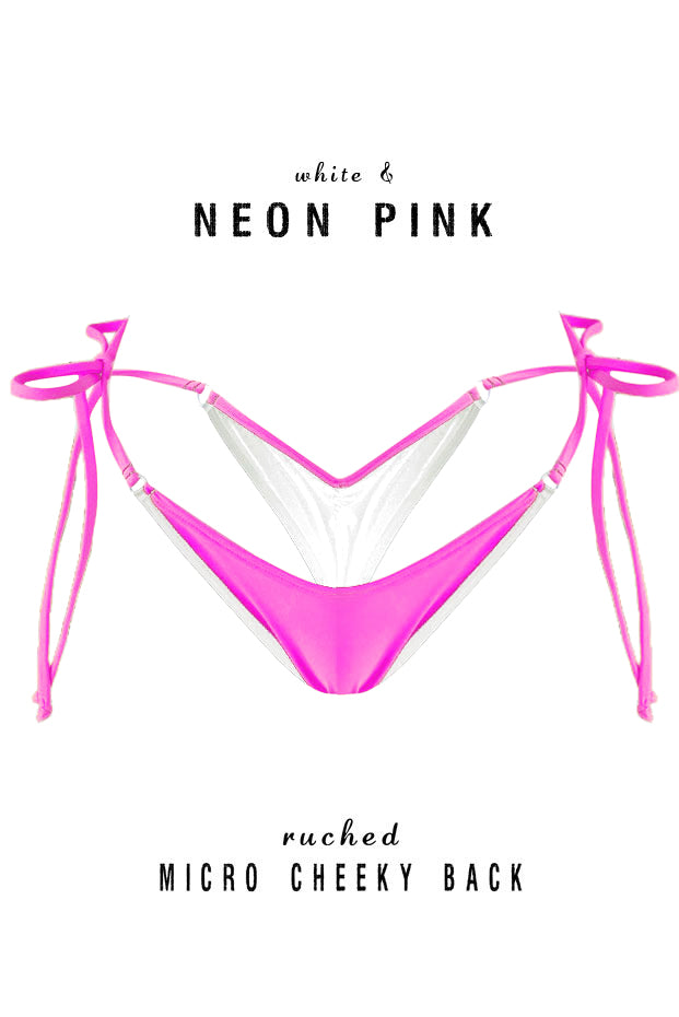 White Micro Cheeky Bottoms