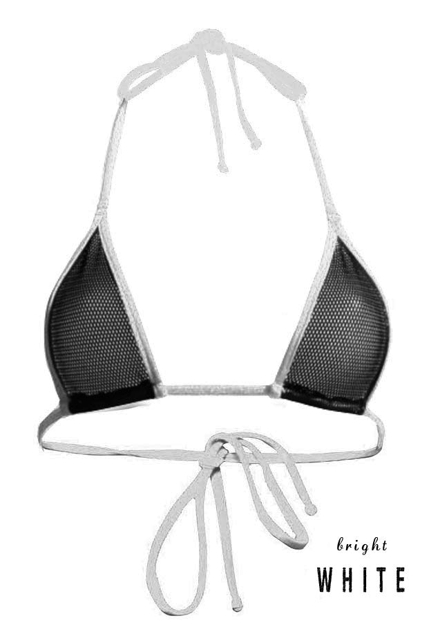Fishnet Triangle Top