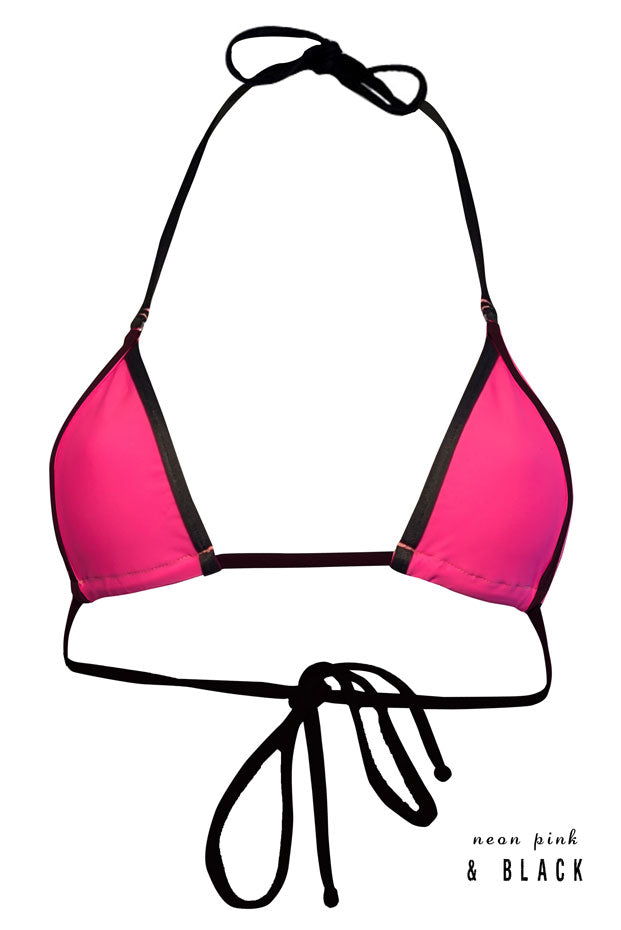Black Trim Triangle Top
