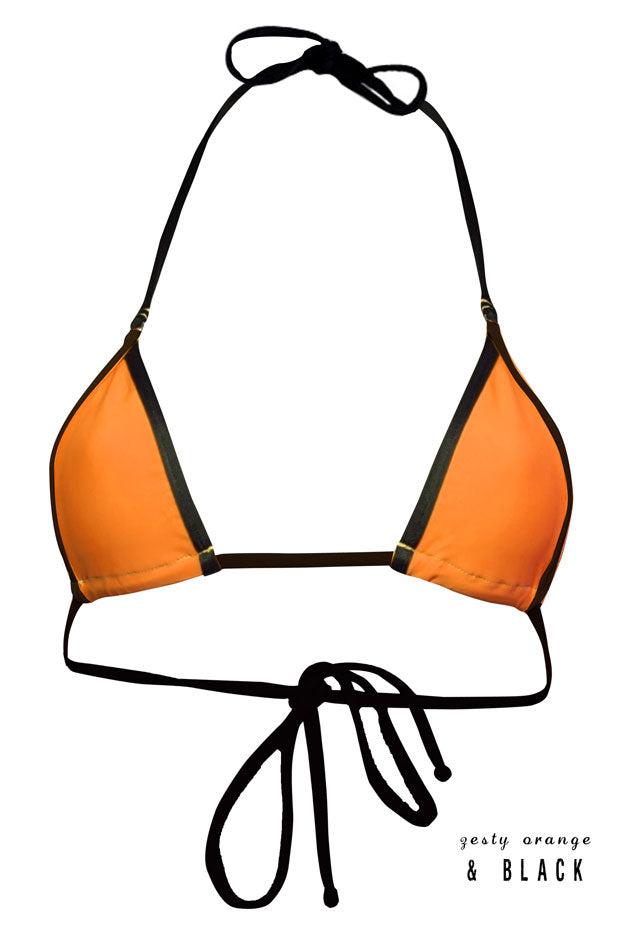 Black Trim Triangle Top