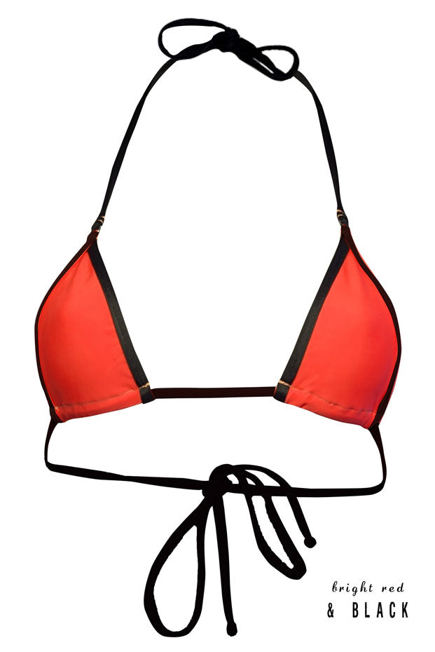 Black Trim Triangle Top