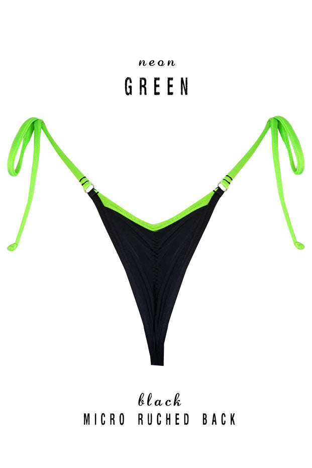 Black Micro Cheeky Bottoms