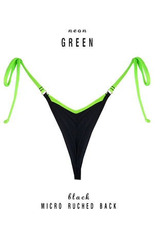 Black Micro Cheeky Bottoms