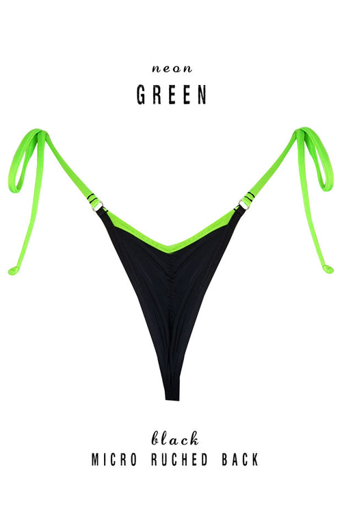 Black Micro Cheeky Bottoms