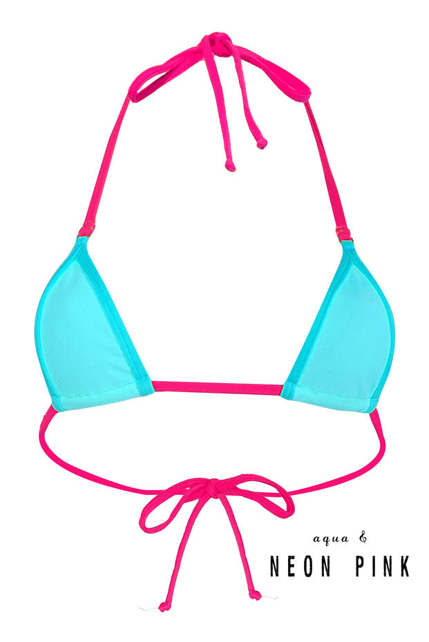 Neon Pink Triangle Top