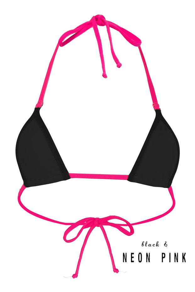 Neon Pink Triangle Top