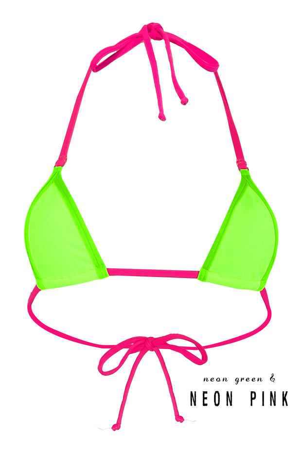 Neon Pink Triangle Top