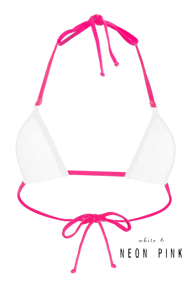 Neon Pink Triangle Top