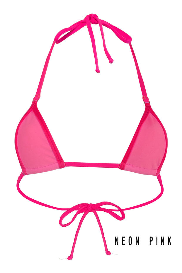 Neon Pink Triangle Top
