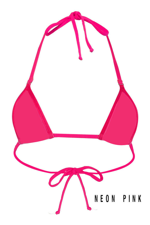 Neon Pink Triangle Top