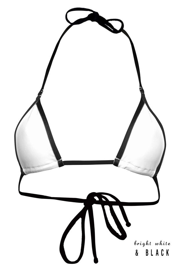 Black Trim Triangle Top
