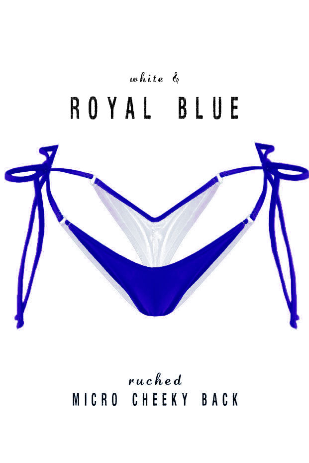 White Micro Cheeky Bottoms