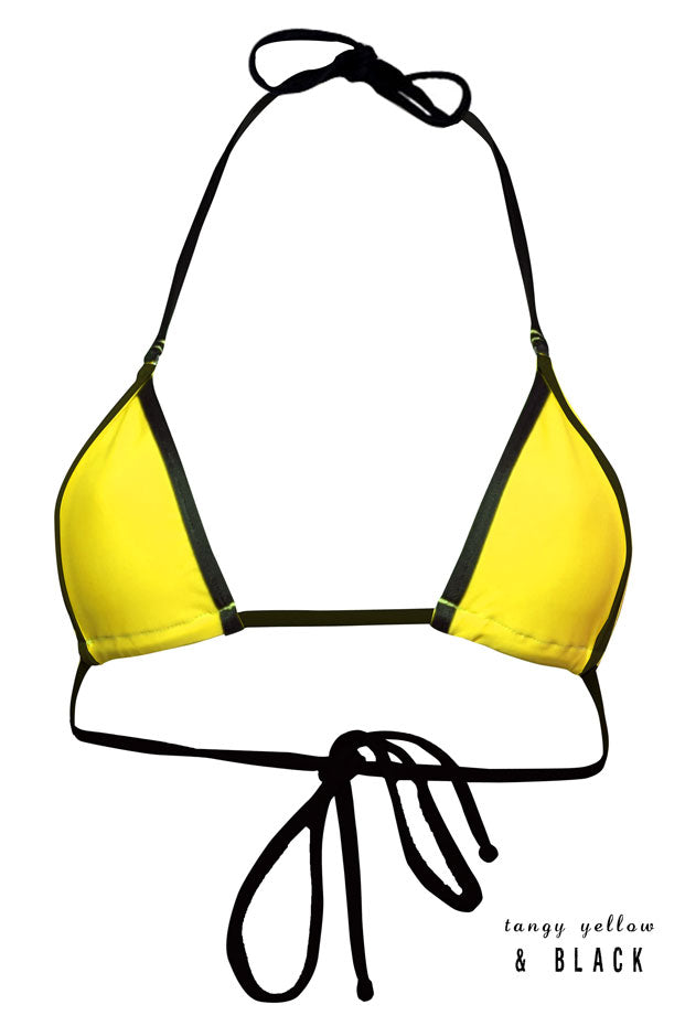 Black Trim Triangle Top