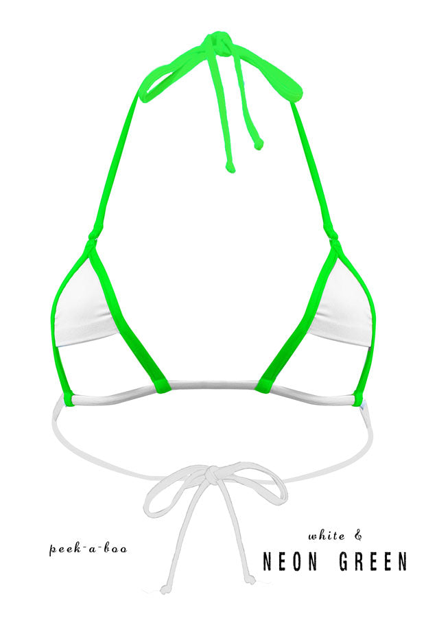 White Peek-a-Boo Top