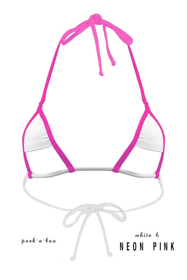 White Peek-a-Boo Top