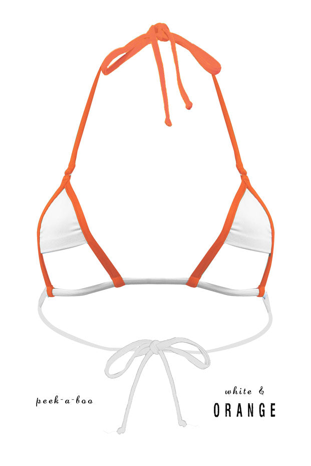 White Peek-a-Boo Top