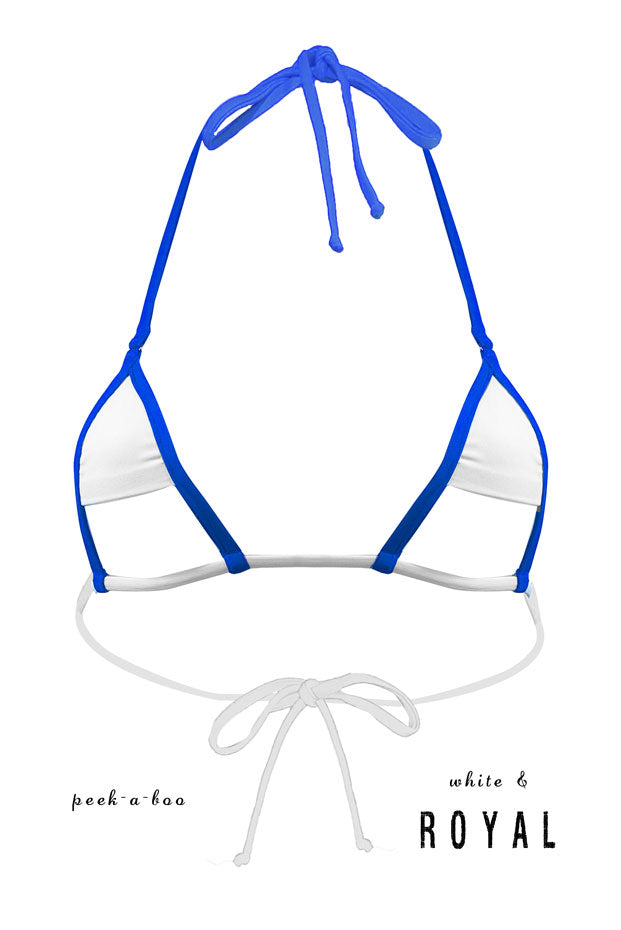 White Peek-a-Boo Top