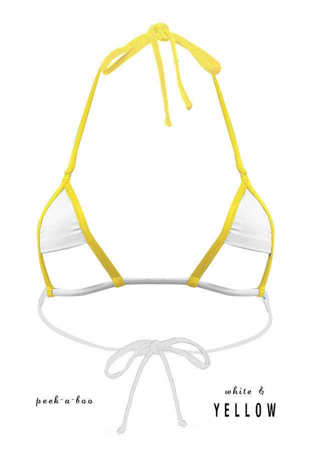 White Peek-a-Boo Top