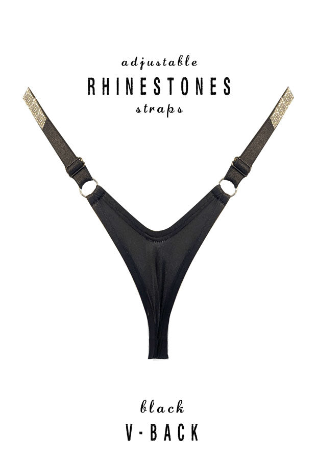 Rhinestone V-Back